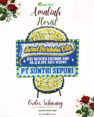 Papan Bunga Duka di Sucen